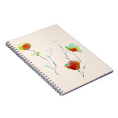 モダンシンプル抽象芸術フラワーアートデザイン ノートブック (右側)