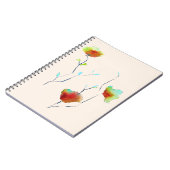 モダンシンプル抽象芸術フラワーアートデザイン ノートブック (左側)