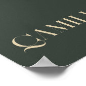 モダンシンプル抽象芸術ラインアート，ボホシック ポスター (角)