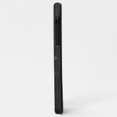 *~*モダンシンプル抽象芸術 – 米国国旗 Case-Mate iPhoneケース (裏面/左)