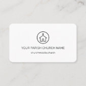 モダンシンプル教教会 名刺 (正面)