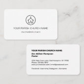 モダンシンプル教教会 名刺 (正面/裏面)