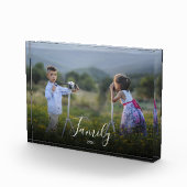 モダンシンプル文字オーバーレイファミリ フォトブロック (右)