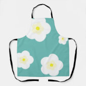 モダンシンプル春デイジー勾配 エプロン (正面)