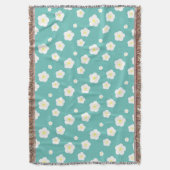 モダンシンプル春デイジー勾配 スローブランケット (正面縦)