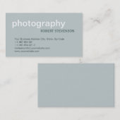 モダンシンプル普通写真名刺 名刺 (正面/裏面)