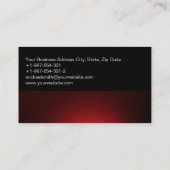 モダンシンプル普通写真名刺 名刺 (裏面)