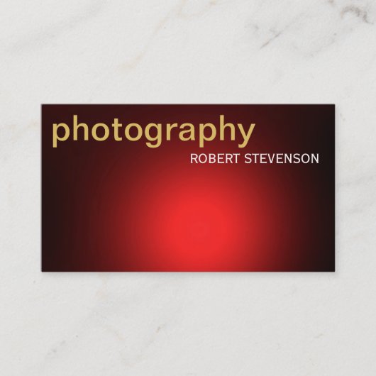 モダンシンプル普通写真名刺 名刺 (正面)