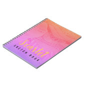 モダンシンプル曼荼羅美術品 ノートブック (左側)