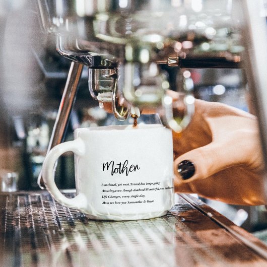 モダンシンプル最高の母刻まで美しい最高のギフト エスプレッソカップ