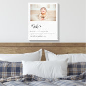 モダンシンプル最高の母刻まで美しい最高のギフト キャンバスプリント (インサイチュ (寝室))