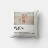 モダンシンプル最高の母刻まで美しい最高のギフト クッション (正面)