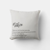 モダンシンプル最高の母刻まで美しい最高のギフト クッション (正面)