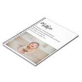 モダンシンプル最高の母刻まで美しい最高のギフト ノートブック (左側)