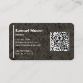 モダンシンプル木工 名刺 (正面)