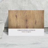モダンシンプル木製軽量インテリア設計者 名刺