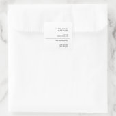 モダンシンプル白トレンディーミニマリスト スクエアシール (バッグ)