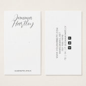 モダンシンプル白黒イヤリング表示 (正面&裏面)