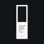 モダンシンプル白黒エレガントミニマル設計者 スキニー名刺<br><div class="desc">モダンシンプル白黒エレガントミニマル設計者</div>