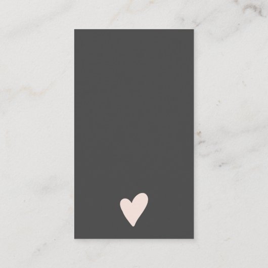 モダンシンプル白黒大理石のオーダ感謝していー 名刺 (裏面)