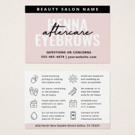 モダンシンプル眉ティントヘンナブローズアフターケア