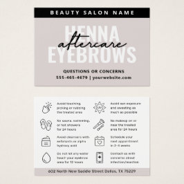 モダンシンプル眉ティントヘンナブローズアフターケア