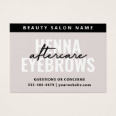 モダンシンプル眉ティントヘンナブローズアフターケア (正面)