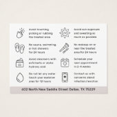 モダンシンプル眉ティントヘンナブローズアフターケア (裏面)