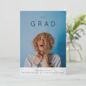 モダンシンプル糖 |大学の写真2 案内状 (スタンド正面)