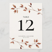 モダンシンプル紅葉結婚ズ大