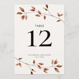 モダンシンプル紅葉結婚ズ大