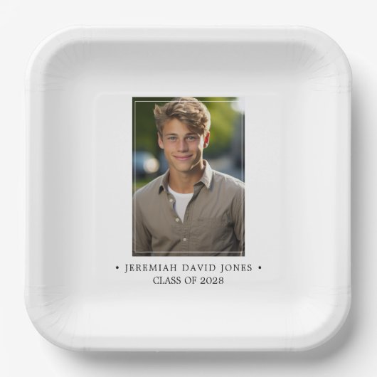 モダンシンプル紙プレート ペーパープレート (正面)