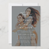 モダンシンプル結婚式招待状 招待状 (正面)