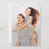 モダンシンプル結婚式招待状 招待状 (裏面)