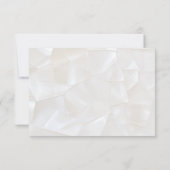 モダンシンプル結婚QR 出欠カード (裏面)