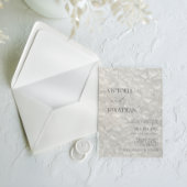 モダンシンプル結婚s アクリル招待状