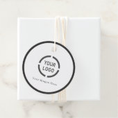 モダンシンプル縁ど炭ブラック会社のロゴ フェイバータグ (インサイチュ)