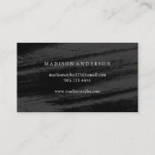 モダンシンプル美しいクラシックピンク 名刺 (裏面)