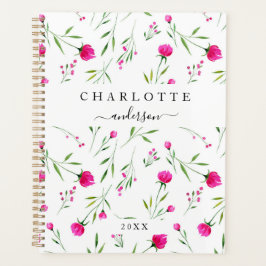 モダンシンプル花エレガント プランナー手帳