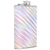 モダンシンプル虹線のストライプパターン フラスク (右)