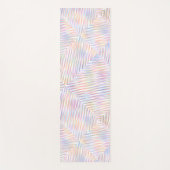 モダンシンプル虹線のストライプパターン ヨガマット (正面)