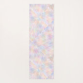 モダンシンプル虹線のストライプパターン ヨガマット (裏面)