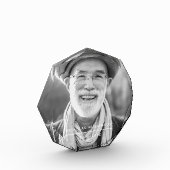 モダンシンプル記念カスタム フォトブロック (左)