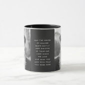 モダンシンプル記念引用文写真 マグカップ (中央)