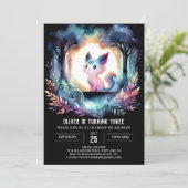 モダンシンプル誕生日 招待状 (スタンド正面)