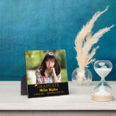 モダンシンプル金ゴールドタイポグラフィ院写真 フォトプラーク (インサイチュ)