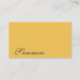 モダンシンプル金ゴールド 名刺