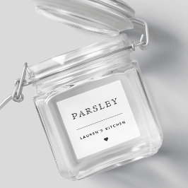 モダンシンプル防水キッチンスパイス瓶ラベル シール