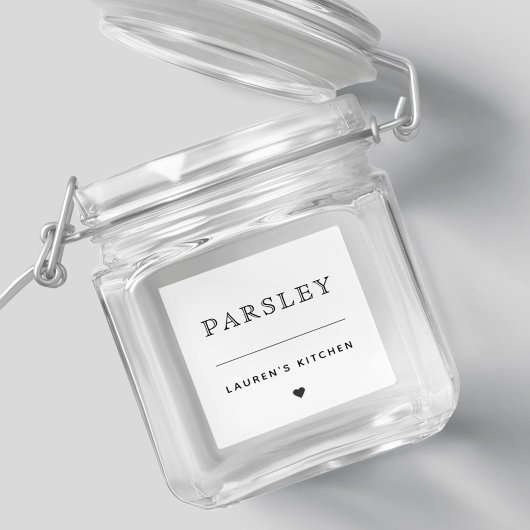 モダンシンプル防水キッチンスパイス瓶ラベル シール