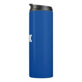 モダンシンプル青パーソナライズされた幼稚園 タンブラー (回転右)